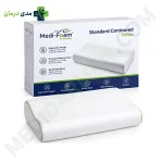 بالش طبی موج‌دار مدی فوم مدل Standard Contoured